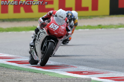 2009-05-10 Monza 2237 Superstock 1000 - Race - Ondrej Jezek - Honda CBR1000RR